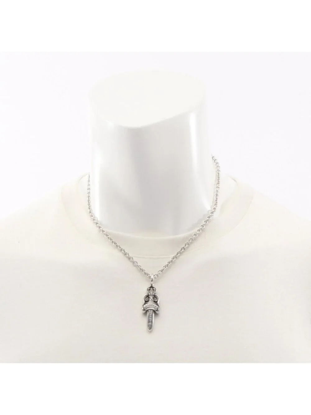 Chrome Hearts Necklace Dagger 925 Sterling Silver